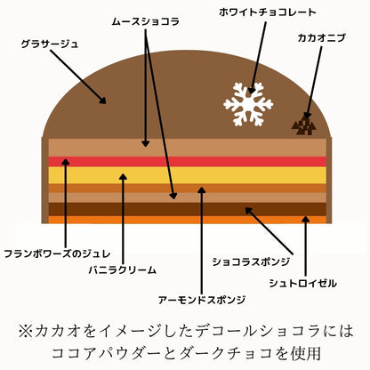 【店頭受取】ノエルショコラ　5号　2025